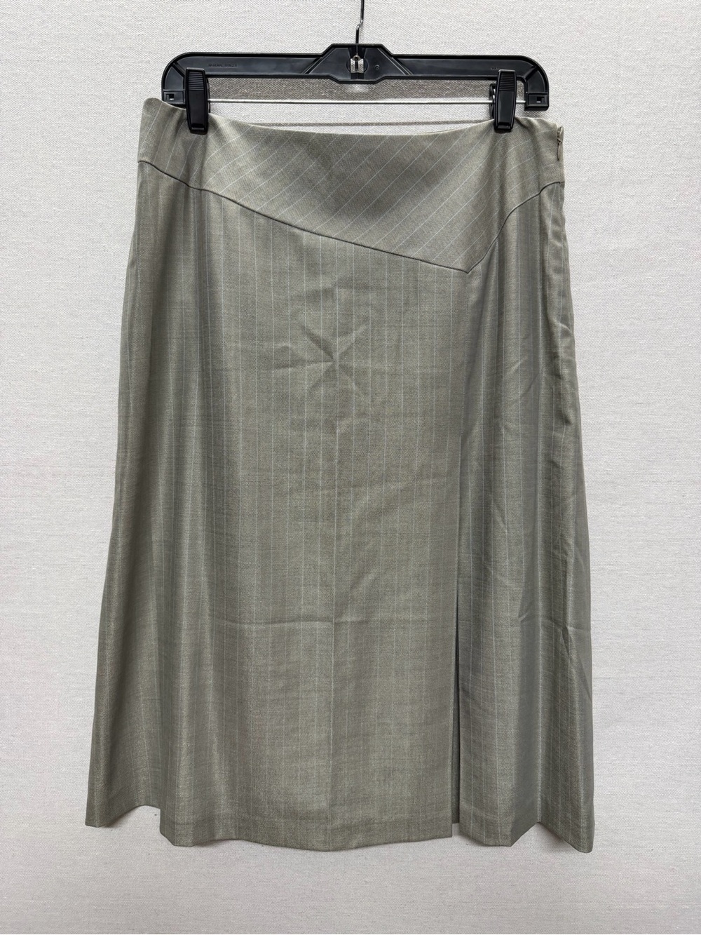 Lafayette 148 Wool/Silk Pinstripe A-Line Skirt - size 12